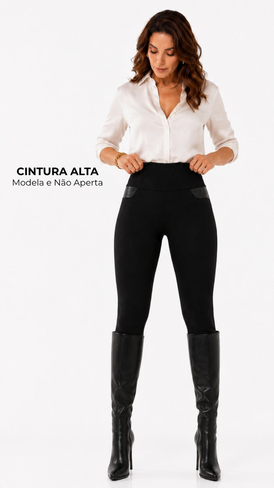 Calça Bellara™ Flanelada – O Efeito Levanta Bumbum que Está Conquistando o Brasil