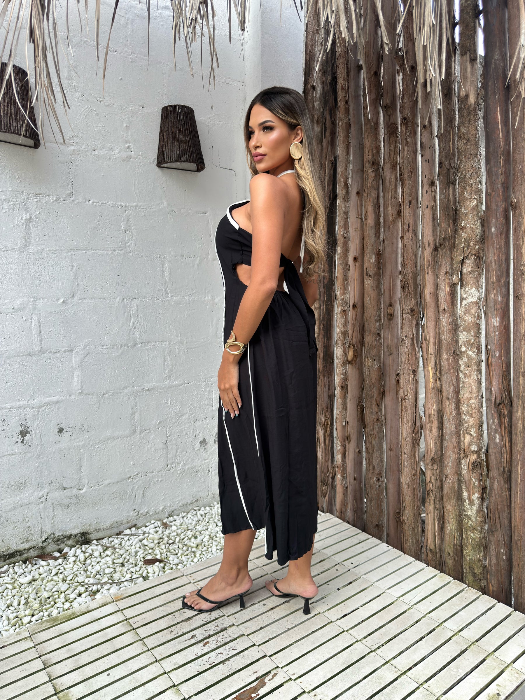 Vestido Florença | Sem Manga - Fresco e Soltinho (Estilo Italiano)